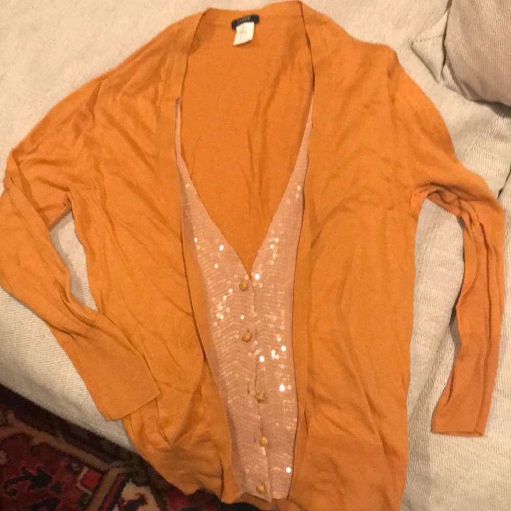 J. Crew Tangerine Sweater